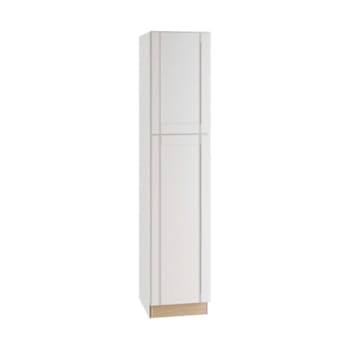 Image for Express Shaker 18 In W X 24 In D X 90 In H Assembled Plywood Pantry Kitchen Cabinet In Vesper White With Soft Close Left from HD Supply