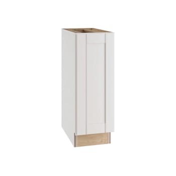 Image for Express Shaker 9 In W X 24 In D X 34.5 In H Assembled Plywood Full Height Door Base Kitchen Cabinet In Vesper White Left from HD Supply