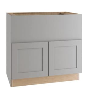 Image for Express Shaker 36 In W X 24 In D X 34.5 In H Assembled Plywood Sink Base Kitchen Cabinet In Veiled Gray With Soft Close from HD Supply
