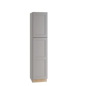 Image for Express Shaker 18 In W X 24 In D X 84 In H Assembled Plywood Pantry Kitchen Cabinet In Veiled Gray With Soft Close Left from HD Supply
