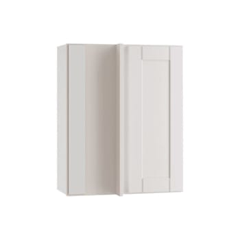 Image for Express Shaker Vesper White Assembled Plywood Wall Blind Corner Kitchen Cabinet 24 In. W X 30 In. H X 12 In. D LH from HD Supply