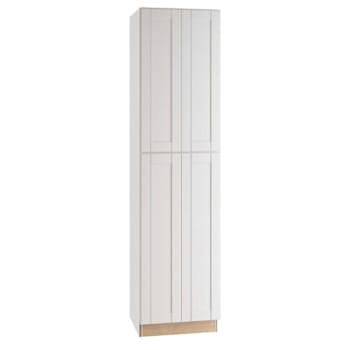 Image for Express Shaker 24 In W X 24 In D X 96 In H Assembled Plywood Pantry Kitchen Cabinet In Vesper White With Soft Close from HD Supply