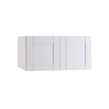 Image for Express Shaker 36 In W X 24 In D X 12 In H Assembled Plywood Wall Bridge Kitchen Cabinet In Vesper White With Soft Close from HD Supply