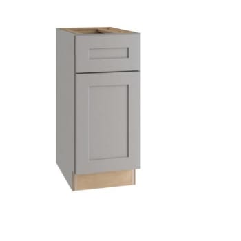 Image for Express Shaker 12 In W X 24 In D X 34.5 In H Assembled Plywood Base Kitchen Cabinet In Veiled Gray With Drawer Left from HD Supply