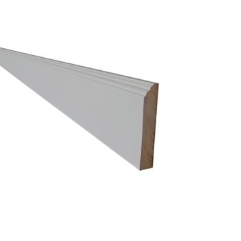 Image for Express Shaker Veiled Gray Plywood Kitchen Cabinet Base Furniture Molding 96 In. W X 0.75 In. D X 4 In. H from HD Supply