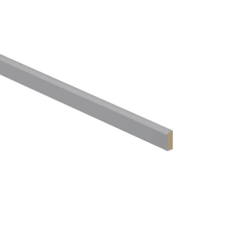 All Wood Cabinetry 8' Scribe Molding Shaker Style In Painted Gray