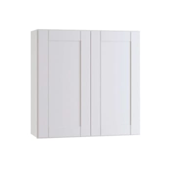 Image for Express Shaker 30 In W X 12 In D X 30 In H Assembled Plywood Wall Kitchen Cabinet In Vesper White With Shelves from HD Supply