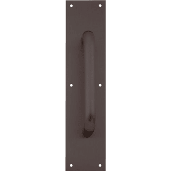 Image for Ives Satin Bronze Oil-Rubbed 8" Ctc 3/4" Dia Pull Plate 16 X 4" from HD Supply