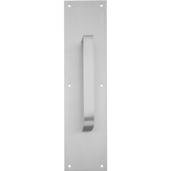 Image for Ives Satin Stainless Steel 8" Ctc 1" Flattened Pull Plate 16 X 4" from HD Supply