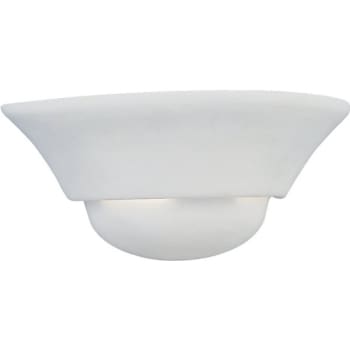 Designers Fountain Valve 1-Light White Incandescent Wall Sconce
