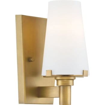 Image for Designers Fountain Hyde Park 1-Light Vintage Gold Interior Bath Vanity Light from HD Supply