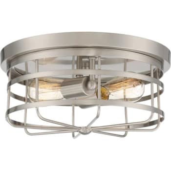 Image for Designers Fountain® Tanner™ 13 In. 2-light Fluorescent Flush Mount Light from HD Supply
