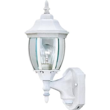 Image for Designers Fountain Tiverton 6.25 x 16.25 in. 1-Light Outdoor Lantern (White) from HD Supply