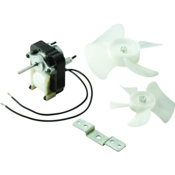 Supco Exhaust Fan Motor Kit, Two Blades And Mounting Hardware, 120 Volt, 2 Speed