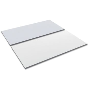 Alera® Reversible Laminate Table Top, Rectangular, 59 1/2w X 29 1/2d, White/gray