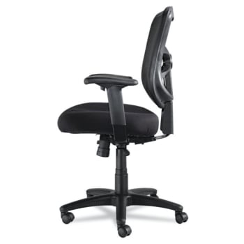 Alera® Elusion Series Mesh Mid-Back Swivel/Tilt Chair, Black