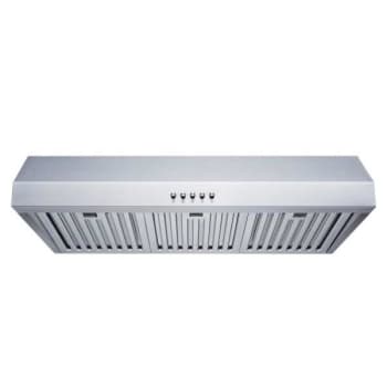 Image for Winflo 30" Stainless Steel Under Cabinet Range Hood With Baffle Filters from HD Supply