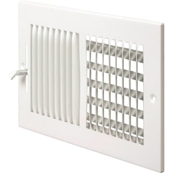 10 In. X 4 In. Two-Way Sidewall Register