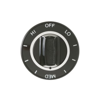 Image for General Electric Replacement Infinite Control Knob For Range, Part #wb3k5069 from HD Supply
