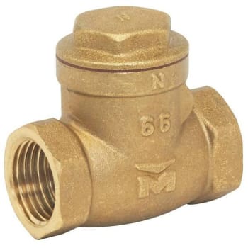 Image for Proline® Swing Check Valve, 1/2", 200 Psi Woa, Brass, Hard Seat, Lead-Free from HD Supply