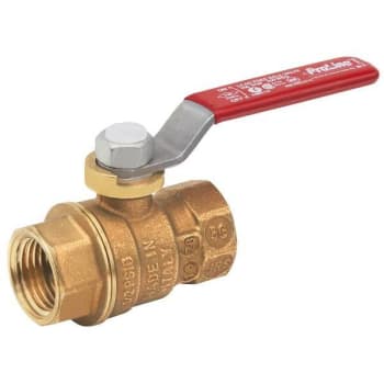 Image for Proline® Valve Ball, 1/2", Full Port, 600 Psi Wog, 150 Psi Wsp, Brass, Lead-Free from HD Supply
