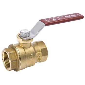 Image for Proline® Valve Ball, 3/4", Full Port, 600 Psi Wog, 150 Psi Wsp, Brass, Lead-Free from HD Supply