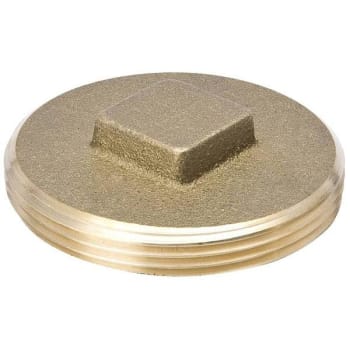 Image for B&k Brass Plug, 2", Raised Square Head, 125 Psi, -20 - 400°f Temperature Range from HD Supply
