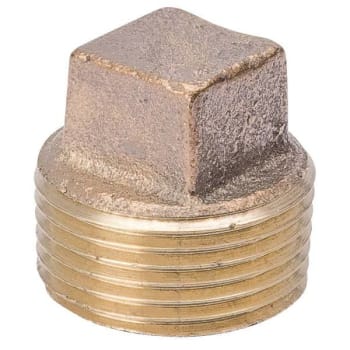 Image for Southland Solid Red Brass Plug, 1/4", 125 Psi, -20 To 400° F, No Lead Compliant from HD Supply