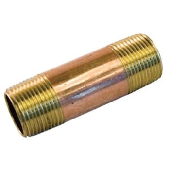 Image for Southland Brass Nipple, 1-1/4 X 2-1/2", 125 Psi, -20 To 400° F, Threaded Both Ends from HD Supply