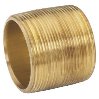 Image for Southland Brass Nipple, 1-1/2 X Close, 125 Psi, -20 To 400° F, Threaded Both Ends from HD Supply