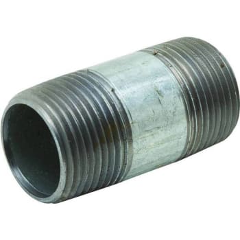 Image for Southland Galvanized Steel Nipple, 2" X Close, 500 Psi, Threaded Both Ends from HD Supply