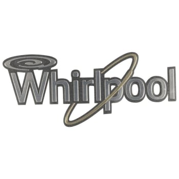 Image for Whirlpool Replacement Nameplate For Refrigerator, Part# WPW10511972 from HD Supply