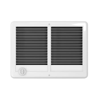 Cadet Com-Pak Twin Complete Unit with Thermostat, White, 3000/2250W, 240/208V