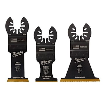 Milwaukee Open-Lok 6-3/8 In. Bi-Metal Multi-Material Multi-Tool Oscillating Blade, 5-Pack