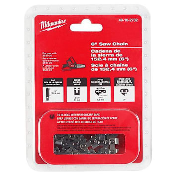 Milwaukee 6 In. Pruning Saw Chain With 28 Drive Links