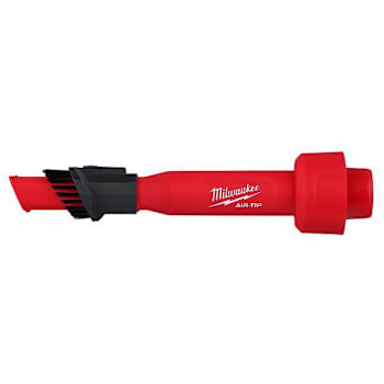 Milwaukee Air-Tip 2-In-1 Utility Brush Wet/Dry Vacuum Attachment