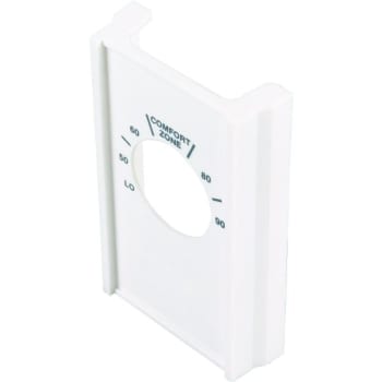 White Single Pole Line Volt Thermostat Cover