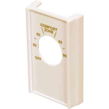Ivory Doublepole Line Volt Thermostat Cover