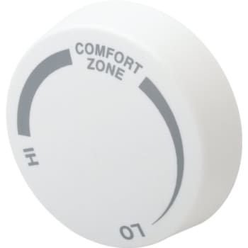 Image for Cadet White Single Pole Baseboard Thermostat Knob from HD Supply