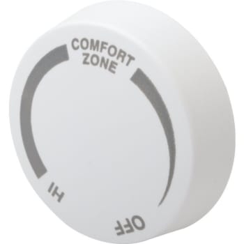 Image for Cadet White Double Pole Baseboard Thermostat Knob from HD Supply