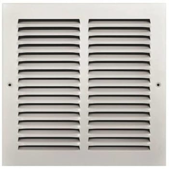 Image for Truaire 10 In X 10 In White Stamped Return Air Grille from HD Supply