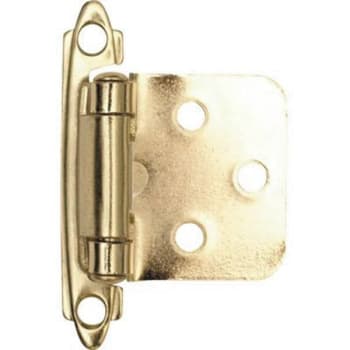 Image for Cabinet Hinge, 1-1/2in., Polished Brass, Package Of 20 from HD Supply