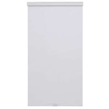 Image for Home Basics Cordless Cotton Twill Thermal Fabric Roller Shade 34" x 66" White from HD Supply
