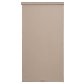 Home Basics Cordless Cotton Twill Thermal Fabric Roller Shade 36" x 66" Taupe
