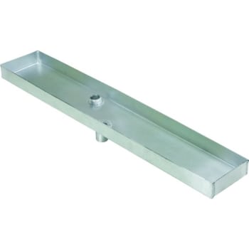 Image for First Co RAQ And RCW Series Drain Pan, 1-1/4H x 23-1/2W x 4-1/4"D from HD Supply
