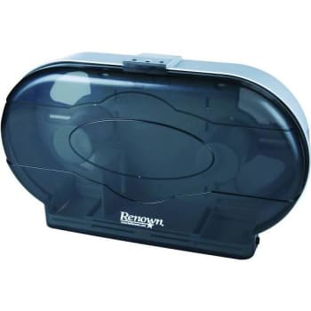 Image for Renown Jr Jumbo Black Twin Toilet Paper Dispenser from HD Supply
