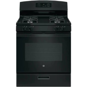 Image for Ge 30 In 4.8 Cu Ft Free-Standing Gas Range In Black from HD Supply