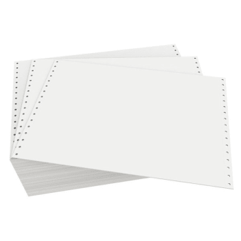 Image for Domtar Earth Choice® White Standard Perforation Continuous Form Paper 12" X 8-1/2" from HD Supply