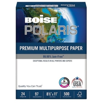 Image for Boise® Polaris® White Premium Multi-Purpose Paper 8-1/2" X 11" 500-Ream from HD Supply