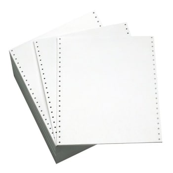 Image for Domtar Earth Choice® Black/white Bond Continuous Form Paper 9-1/2" X 11" from HD Supply